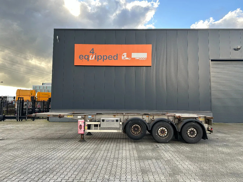 TURBO'S HOET 20FT/30FT, ADR (FL, AT, OX), empty weight: 3.720kg, liftaxle, SAF disc - Semirremolque portacontenedore/ Intercambiable: foto 2 TURBO'S HOET 20FT/30FT, ADR (FL, AT, OX), empty weight: 3.720kg, liftaxle, SAF disc - Semirremolque portacontenedore/ Intercambiable: foto 2