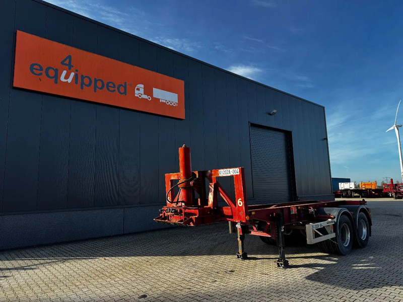 Van Hool 2 AXLE 20FT TIPPING-CHASSIS / TWIN-TIRES / BPW + DRUM / ALCOA / NL-trailer / APK - Semirremolque portacontenedore/ Intercambiable: foto 1 Van Hool 2 AXLE 20FT TIPPING-CHASSIS / TWIN-TIRES / BPW + DRUM / ALCOA / NL-trailer / APK - Semirremolque portacontenedore/ Intercambiable: foto 1