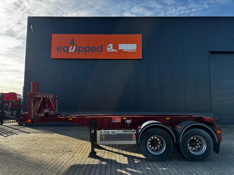 Van Hool 2 AXLE 20FT TIPPING-CHASSIS, TWIN-TIRES, BPW + DRUM, ALCOA - Semirremolque portacontenedore/ Intercambiable: foto 2 Van Hool 2 AXLE 20FT TIPPING-CHASSIS, TWIN-TIRES, BPW + DRUM, ALCOA - Semirremolque portacontenedore/ Intercambiable: foto 2