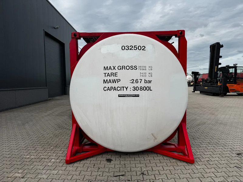 Van Hool 20FT SWAP BODY 30.800L, IMO-4, 5Y/CSC-inspection: 03-2028 - Tanque de almacenamiento: foto 5 Van Hool 20FT SWAP BODY 30.800L, IMO-4, 5Y/CSC-inspection: 03-2028 - Tanque de almacenamiento: foto 5