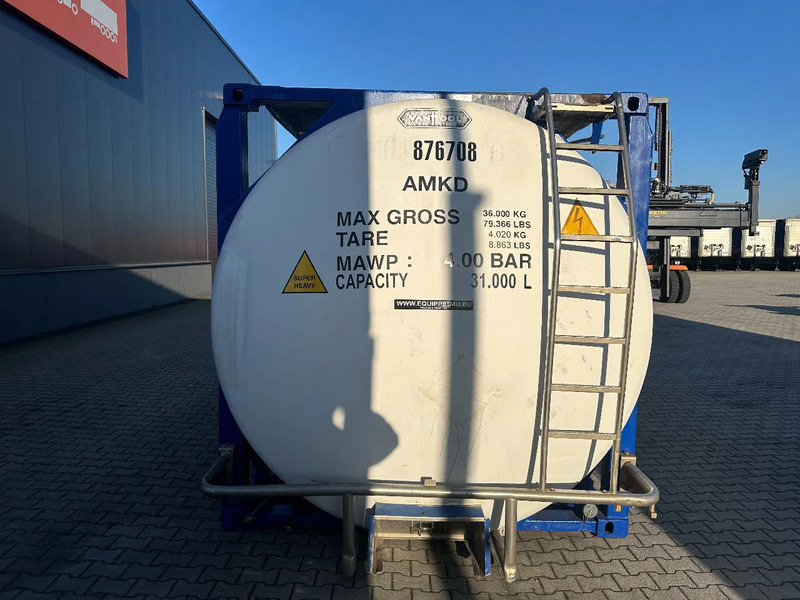 Tanque de almacenamiento Van Hool 20FT SWAPBODY 30.900L, UN PORTABLE T11, 2.5Y inspection: 08-2027: foto 6