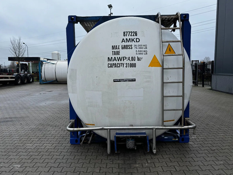 Tanque de almacenamiento Van Hool 20FT SWAPBODY 30.900L, UN PORTABLE T11, 5Y inspection: 07-2026: foto 6