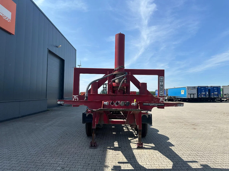 Van Hool 3 AXLE 20FT TIPPING-CHASSIS, BPW + disc, liftaxle, steering axle, BROKEN HYVA-CYLINDER - Semirremolque portacontenedore/ Intercambiable: foto 5 Van Hool 3 AXLE 20FT TIPPING-CHASSIS, BPW + disc, liftaxle, steering axle, BROKEN HYVA-CYLINDER - Semirremolque portacontenedore/ Intercambiable: foto 5