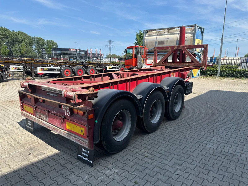 Van Hool 3 AXLE 20FT TIPPING-CHASSIS, BPW + disc, liftaxle, steering axle, BROKEN HYVA-CYLINDER - Semirremolque portacontenedore/ Intercambiable: foto 4 Van Hool 3 AXLE 20FT TIPPING-CHASSIS, BPW + disc, liftaxle, steering axle, BROKEN HYVA-CYLINDER - Semirremolque portacontenedore/ Intercambiable: foto 4
