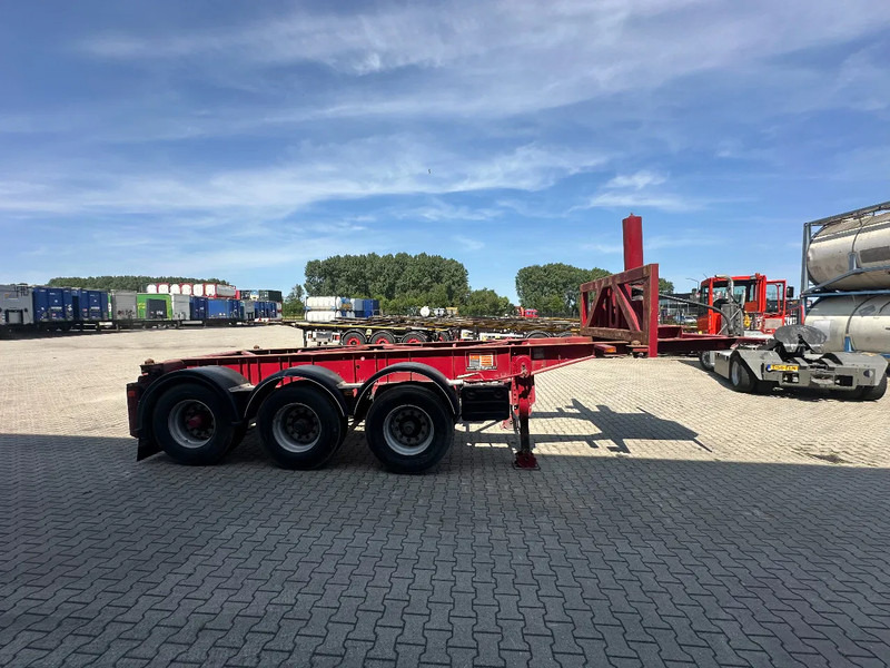Van Hool 3 AXLE 20FT TIPPING-CHASSIS, BPW + disc, liftaxle, steering axle, BROKEN HYVA-CYLINDER - Semirremolque portacontenedore/ Intercambiable: foto 3 Van Hool 3 AXLE 20FT TIPPING-CHASSIS, BPW + disc, liftaxle, steering axle, BROKEN HYVA-CYLINDER - Semirremolque portacontenedore/ Intercambiable: foto 3