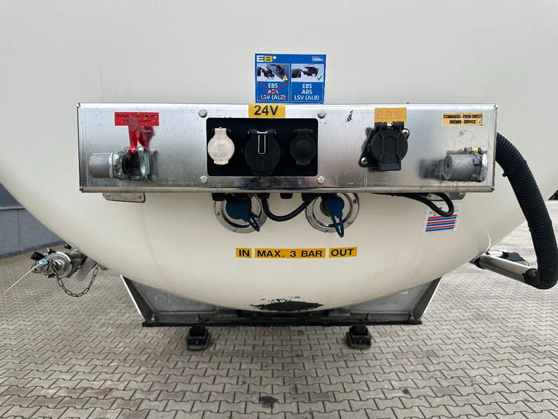 Semirremolque cisterna para transporte de alimentos Van Hool FOOD / RVS chassis / empty weight: 5.860kg / 29.500L / 1-comp.+ 1 baffel / discbrakes / NL / APK: 05/2026: foto 11