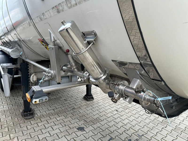 Semirremolque cisterna para transporte de alimentos Van Hool FOOD / RVS chassis / empty weight: 5.860kg / 29.500L / 1-comp.+ 1 baffel / discbrakes / NL / APK: 05/2026: foto 20