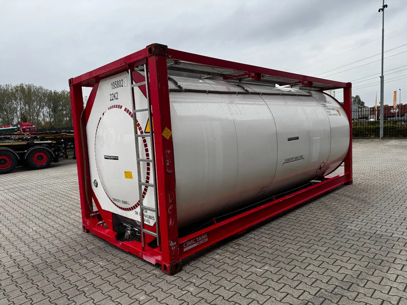 Welfit Oddy 20FT ISO, 24.990L / 1-COMP / 3 BAFFELS / T11 / 22K2 / 4 manholes / 5Y- + CSC-inspection valid until 04/2028 - Tanque de almacenamiento: foto 4 Welfit Oddy 20FT ISO, 24.990L / 1-COMP / 3 BAFFELS / T11 / 22K2 / 4 manholes / 5Y- + CSC-inspection valid until 04/2028 - Tanque de almacenamiento: foto 4