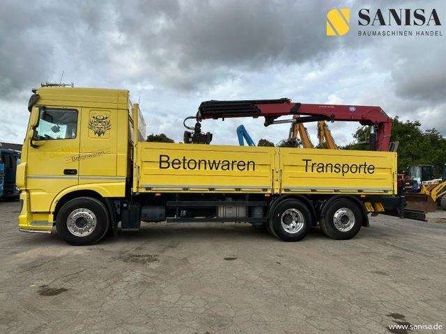 DAF XF 480/HMF 2530 L-CR Kran/Lenk/Lift/Baustoff - Camión caja abierta: foto 4 DAF XF 480/HMF 2530 L-CR Kran/Lenk/Lift/Baustoff - Camión caja abierta: foto 4
