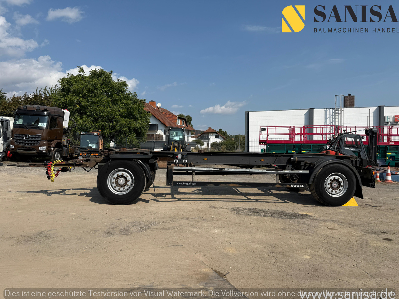 KÖGEL AW18/Wechselfahrgestell/BDF/Pneumatik - Remolque chasis: foto 2 KÖGEL AW18/Wechselfahrgestell/BDF/Pneumatik - Remolque chasis: foto 2