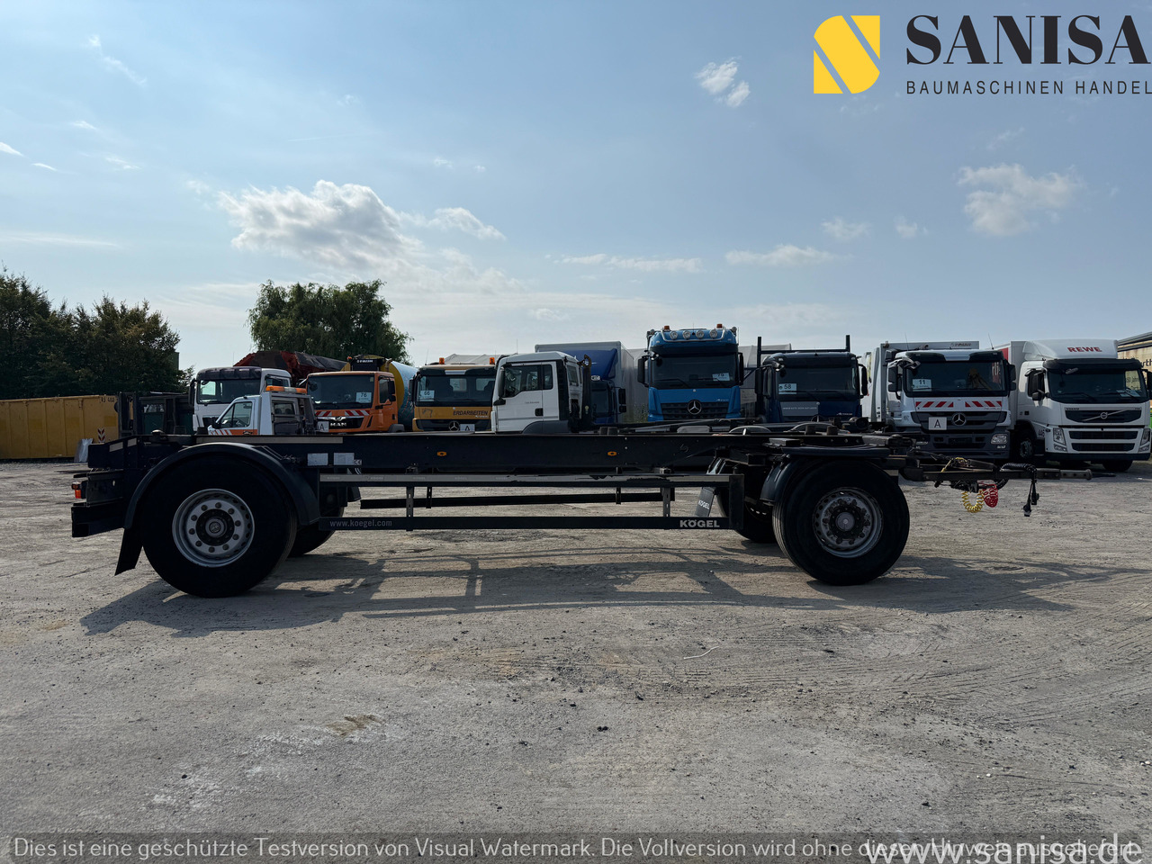 KÖGEL AW18/Wechselfahrgestell/BDF/Pneumatik - Remolque chasis: foto 5 KÖGEL AW18/Wechselfahrgestell/BDF/Pneumatik - Remolque chasis: foto 5