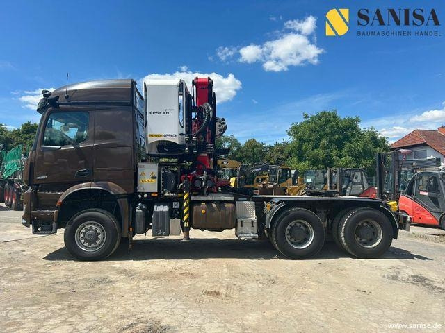 Mercedes-Benz Arocs 3351/6x6/Palfinger Epolsion S260/Langholz - Camión forestal: foto 3 Mercedes-Benz Arocs 3351/6x6/Palfinger Epolsion S260/Langholz - Camión forestal: foto 3
