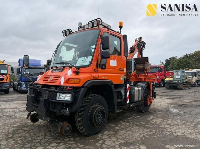 Unimog U400/ Zweiwege/ Rail/ Gleis/Mulag - Vehículo municipal: foto 1 Unimog U400/ Zweiwege/ Rail/ Gleis/Mulag - Vehículo municipal: foto 1