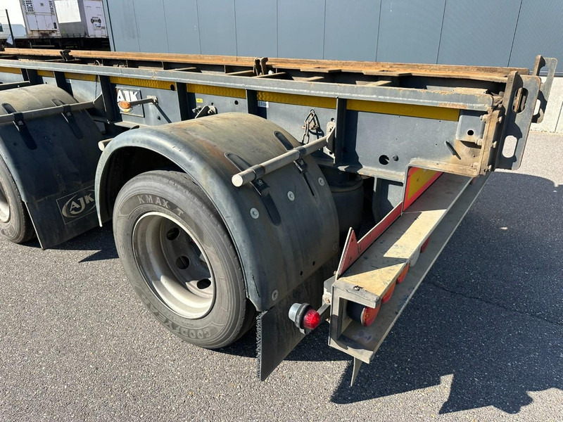 Remolque portacontenedore/ Intercambiable AJK AET - 30T CONTAINERAANHANGER - SAF - DISC BRAKES - AIR SUSP. - GOOD TIRES - TÜV 15-03-2026 - SmartBoard - BELGISCHE PAPIEREN: foto 12