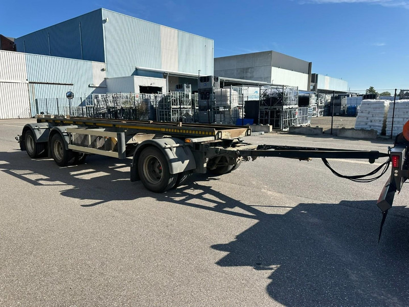 Remolque portacontenedore/ Intercambiable AJK AET - 30T CONTAINERAANHANGER - SAF - DISC BRAKES - AIR SUSP. - GOOD TIRES - TÜV 15-03-2026 - SmartBoard - BELGISCHE PAPIEREN: foto 6
