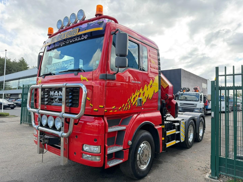 MAN TGA 33.530 6x4 - 90T ZSM + KRAN HMF 3720 K6 (17.3m) - RETARDER - MANUAL ZF - EURO 3 - 590.000km - ALCOA -  BIG AXLES HUB REDUCTION - BE TRUCK - TOP CONDITION - Cabeza tractora: foto 3 MAN TGA 33.530 6x4 - 90T ZSM + KRAN HMF 3720 K6 (17.3m) - RETARDER - MANUAL ZF - EURO 3 - 590.000km - ALCOA -  BIG AXLES HUB REDUCTION - BE TRUCK - TOP CONDITION - Cabeza tractora: foto 3