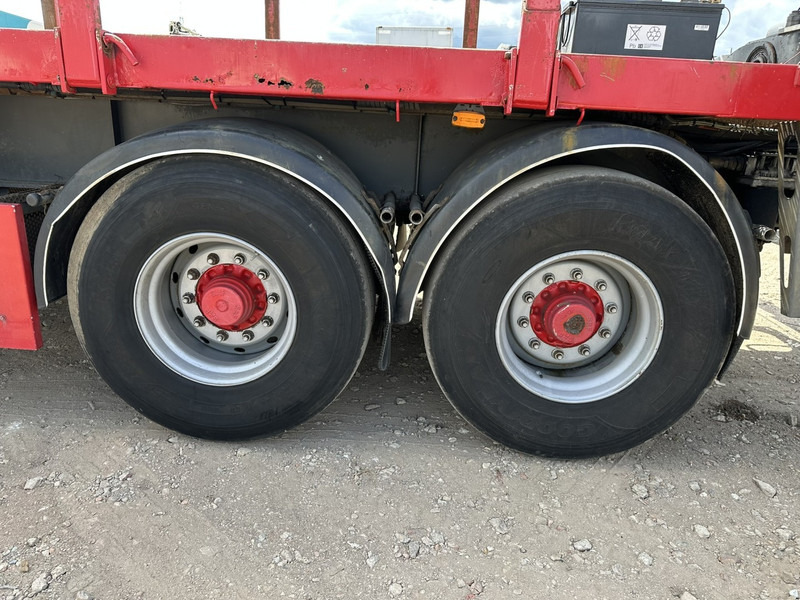 Semirremolque plataforma/ Caja abierta Kwb 2-AXLES PLATFORM + CRANE + HIAB 377 E-4 HIPRO + JIB 100X-3 + RADIO + ROTATOR - SAF axles - AIR SUSPENISION - BELGIAN REG.: foto 8