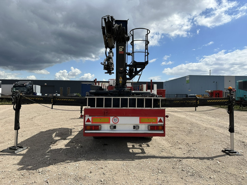 Semirremolque plataforma/ Caja abierta Kwb 2-AXLES PLATFORM + CRANE + HIAB 377 E-4 HIPRO + JIB 100X-3 + RADIO + ROTATOR - SAF axles - AIR SUSPENISION - BELGIAN REG.: foto 10