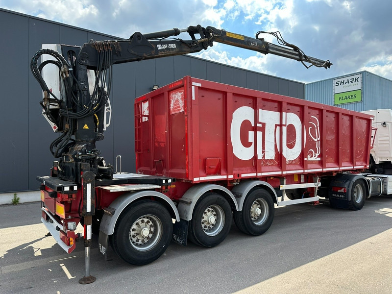 LAG 3-AXLES ALU BOX + CRANE JONSORED 1090 DT-CORTO + CABIN - 2x EXTENDABLE - 5/6 F - BELGIAN PAPERS - Semirremolque plataforma/ Caja abierta: foto 2 LAG 3-AXLES ALU BOX + CRANE JONSORED 1090 DT-CORTO + CABIN - 2x EXTENDABLE - 5/6 F - BELGIAN PAPERS - Semirremolque plataforma/ Caja abierta: foto 2