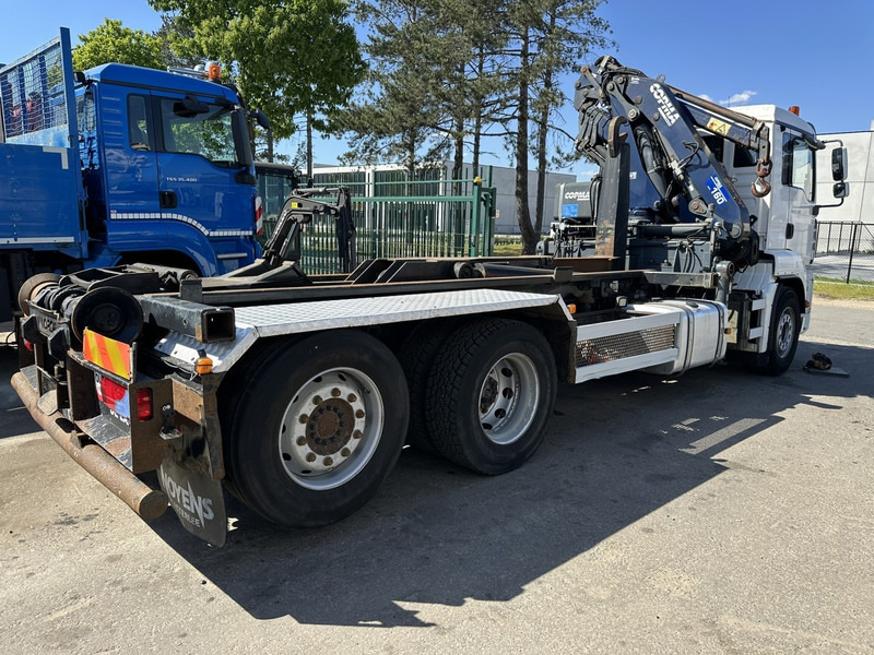 MAN TGA 26.310 6X2 HOOKLIFT + CRANE COPMA 160.4 + JIB J2 + WINCH - RADIO - LIFT + STEERING AXLE - EURO 3 - BE - Camión multibasculante, Camión grúa: foto 5 MAN TGA 26.310 6X2 HOOKLIFT + CRANE COPMA 160.4 + JIB J2 + WINCH - RADIO - LIFT + STEERING AXLE - EURO 3 - BE - Camión multibasculante, Camión grúa: foto 5