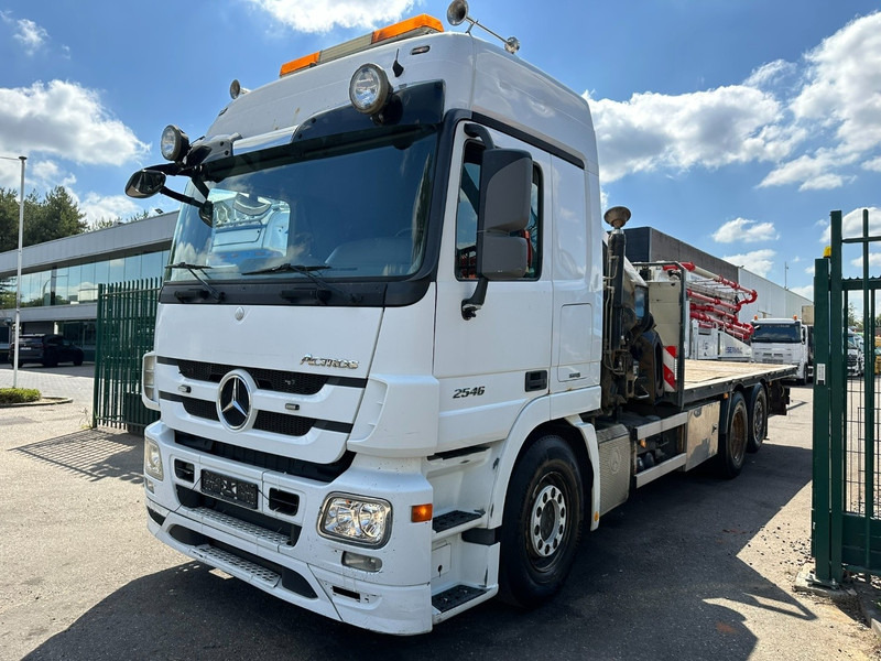 Mercedes-Benz ACTROS 2546 6x2 + CRANE HIAB 422 EP-6 HIPRO - *415.000km* - PLATFORM 6m50 - LIFT AXLE - MP 3 - EURO 5 - BELGIAN PAPERS - Camión grúa: foto 4 Mercedes-Benz ACTROS 2546 6x2 + CRANE HIAB 422 EP-6 HIPRO - *415.000km* - PLATFORM 6m50 - LIFT AXLE - MP 3 - EURO 5 - BELGIAN PAPERS - Camión grúa: foto 4