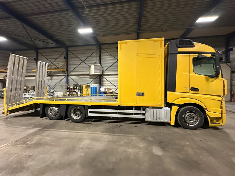 Mercedes-Benz ACTROS 2745 6x2 OPRIJWAGEN / AUTOTRANSPORTER / MACHINE TRANSPORTER - WINCH - 6m10 - EURO 5 - LIFT AXLE - HYDR RAMPS - NL TRUCK - Grua de remolque autos: foto 5 Mercedes-Benz ACTROS 2745 6x2 OPRIJWAGEN / AUTOTRANSPORTER / MACHINE TRANSPORTER - WINCH - 6m10 - EURO 5 - LIFT AXLE - HYDR RAMPS - NL TRUCK - Grua de remolque autos: foto 5