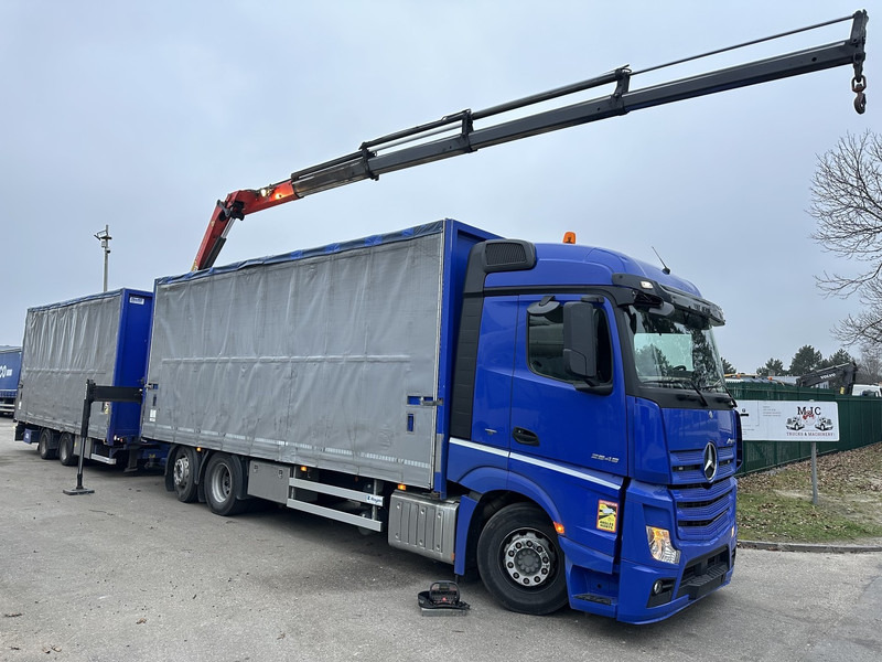 Mercedes-Benz Actros 2645 6x2 105m³ JUMBO + RETARDER + KRAN PALFINGER PK 19.001 SLD (4x) + RADIO - *FULL AIR* - FRIGO - EURO 6 - SAF AXLES - BELGIAN TRUCK - Camión caja cerrada, Camión grúa: foto 2 Mercedes-Benz Actros 2645 6x2 105m³ JUMBO + RETARDER + KRAN PALFINGER PK 19.001 SLD (4x) + RADIO - *FULL AIR* - FRIGO - EURO 6 - SAF AXLES - BELGIAN TRUCK - Camión caja cerrada, Camión grúa: foto 2