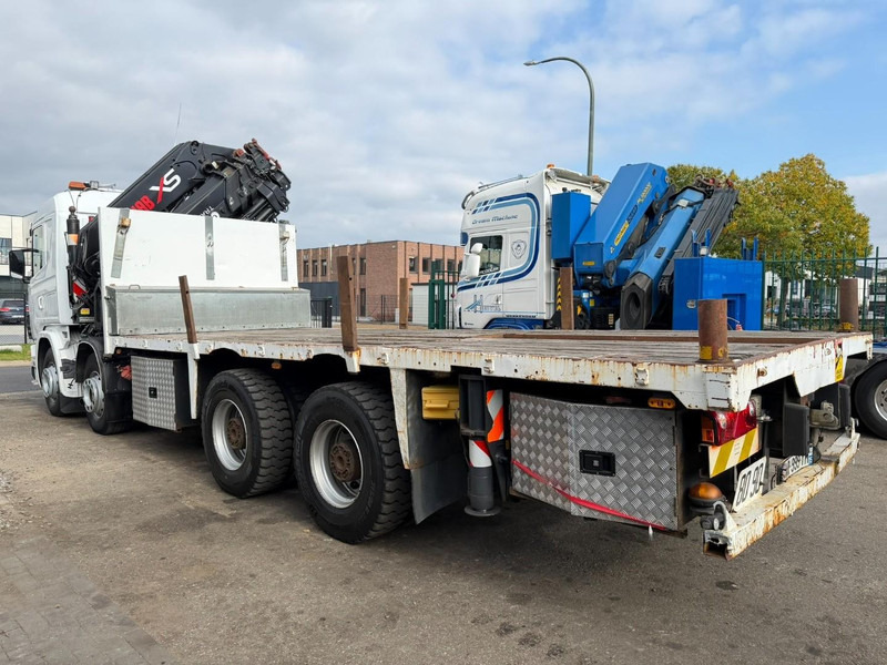 Scania 114C-380 8x4 PRITSCHE + KRAN HIAB 700 E-5 - PLATFORM 6m80 + TWISTLOCKS - MANUAL - RETARDER - STEEL SPRING / BIG AXLE HUB REDUCTION - AP ACHSEN - Camión caja abierta, Camión grúa: foto 5 Scania 114C-380 8x4 PRITSCHE + KRAN HIAB 700 E-5 - PLATFORM 6m80 + TWISTLOCKS - MANUAL - RETARDER - STEEL SPRING / BIG AXLE HUB REDUCTION - AP ACHSEN - Camión caja abierta, Camión grúa: foto 5