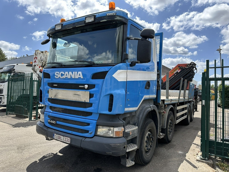 Scania G440 8x4 + (25m!) CRANE PALFINGER PK78002 SH G 8x + WINCH - PLATFORM 6m25 - MANUAL - HUB REDUCTION - STEEL SPRING - EURO 5 - BE TRUCK - Camión grúa: foto 4 Scania G440 8x4 + (25m!) CRANE PALFINGER PK78002 SH G 8x + WINCH - PLATFORM 6m25 - MANUAL - HUB REDUCTION - STEEL SPRING - EURO 5 - BE TRUCK - Camión grúa: foto 4
