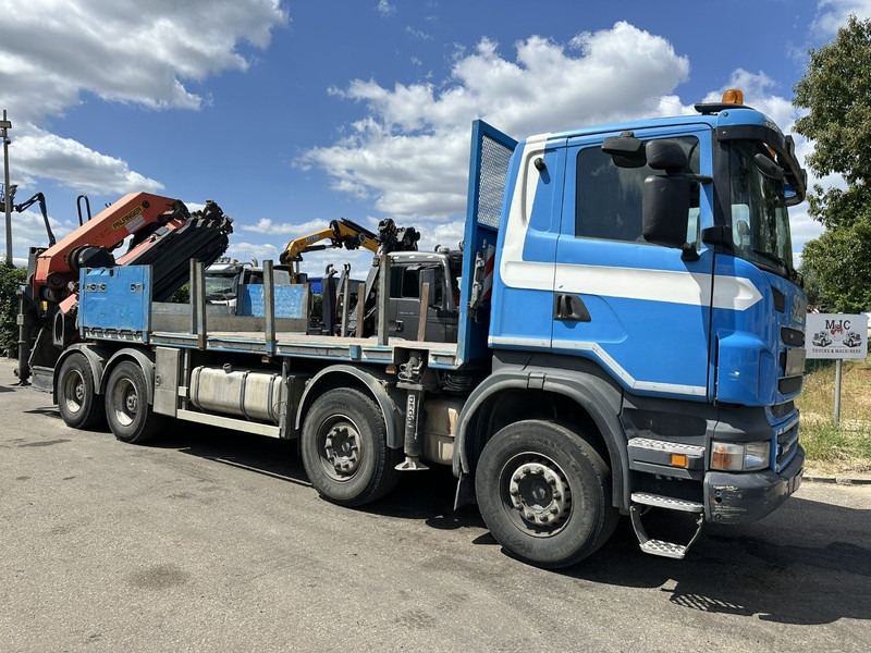 Scania G440 8x4 + (25m!) CRANE PALFINGER PK78002 SH G 8x + WINCH - PLATFORM 6m25 - MANUAL - HUB REDUCTION - STEEL SPRING - EURO 5 - BE TRUCK - Camión grúa: foto 2 Scania G440 8x4 + (25m!) CRANE PALFINGER PK78002 SH G 8x + WINCH - PLATFORM 6m25 - MANUAL - HUB REDUCTION - STEEL SPRING - EURO 5 - BE TRUCK - Camión grúa: foto 2