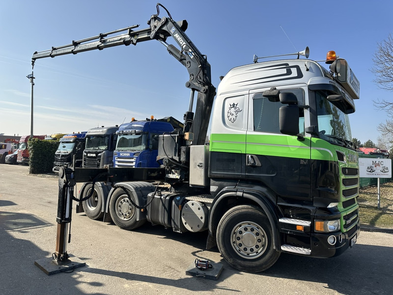 Scania R500 V8 6x2 + KRAN MKG HLK 231 HP (23tm) - 4x HYDR - RADIO - RETARDER - MANUAL - LIFT + STEERING AXLE - Camión grúa: foto 1 Scania R500 V8 6x2 + KRAN MKG HLK 231 HP (23tm) - 4x HYDR - RADIO - RETARDER - MANUAL - LIFT + STEERING AXLE - Camión grúa: foto 1