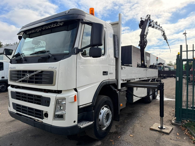 Volvo FM 300 6x4 + (25.8m!) PRITSCHE + KRAN HIAB 245 E-5 + JIB 65 X-3 + 2 ME - *228.000km* - MANUAL - A/C - EURO 3 - BELGIAN TRUCK - Camión caja abierta, Camión grúa: foto 3 Volvo FM 300 6x4 + (25.8m!) PRITSCHE + KRAN HIAB 245 E-5 + JIB 65 X-3 + 2 ME - *228.000km* - MANUAL - A/C - EURO 3 - BELGIAN TRUCK - Camión caja abierta, Camión grúa: foto 3