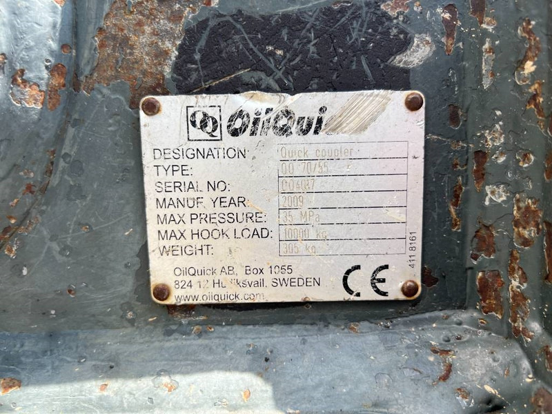 Acoplamiento rápido para Maquinaria de construcción OilQuick OQ70/55 - 323E: foto 14