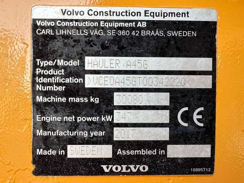 Leasing de Volvo A 45 G Volvo A 45 G: foto 8