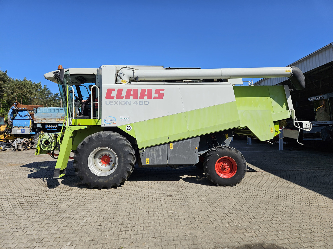 Cosechadora de granos Claas Lexion 480: foto 1