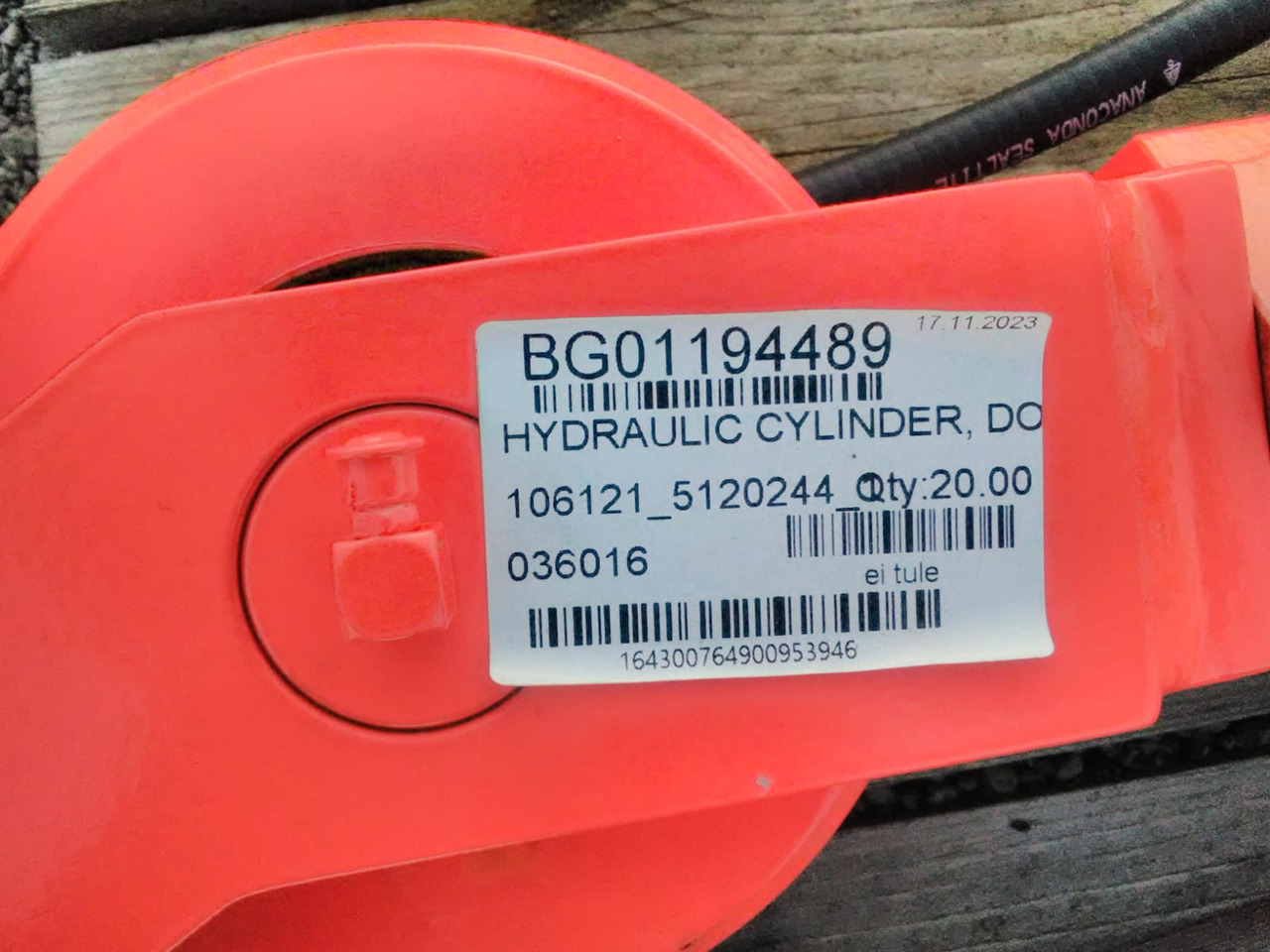 SANDVIK BG01194489 - Cilindro hidráulico para Perforadora: foto 3 SANDVIK BG01194489 - Cilindro hidráulico para Perforadora: foto 3