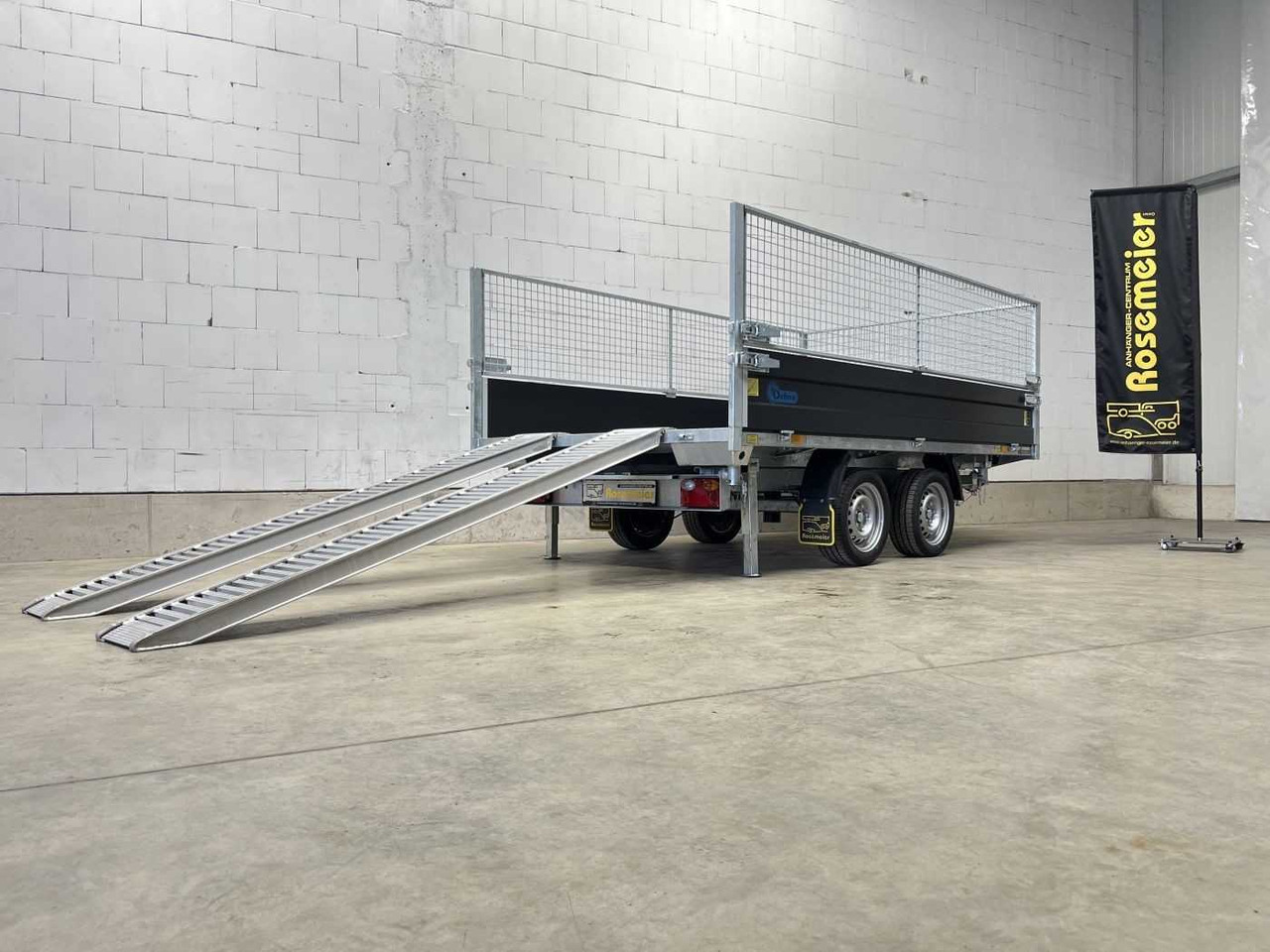 Remolque volquete nuevo CHEVAL LIBERTE DEBON PW3.3E Black Rampen Gitter Dreiseitenkipper: foto 18