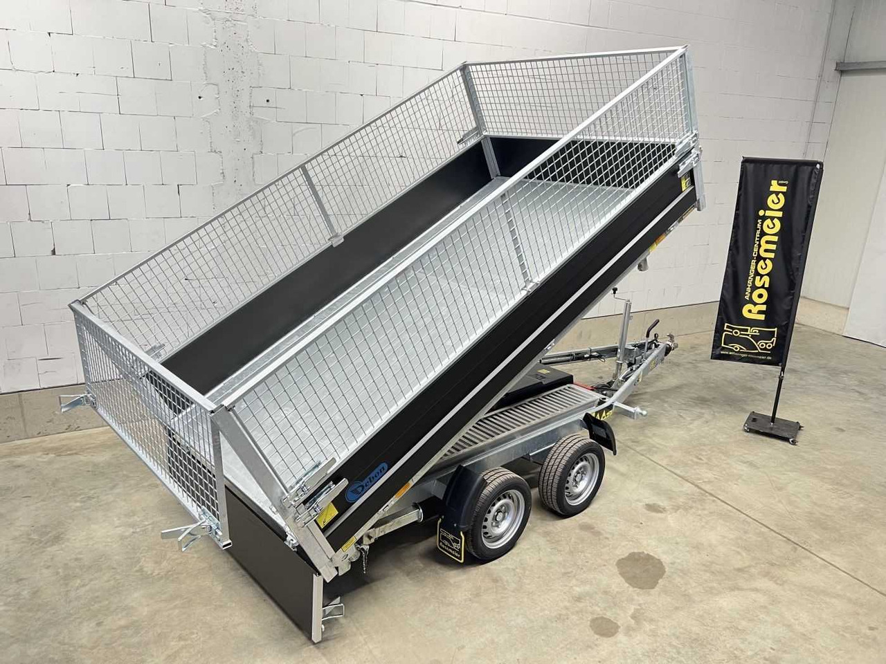 Remolque volquete nuevo CHEVAL LIBERTE DEBON PW3.3E Black Rampen Gitter Dreiseitenkipper: foto 10