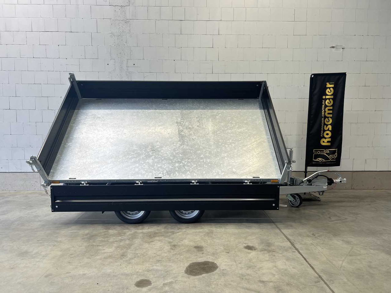 Remolque volquete nuevo HUMBAUR HTK 3500.31 Stahl Black Dreiseitenkipper: foto 12