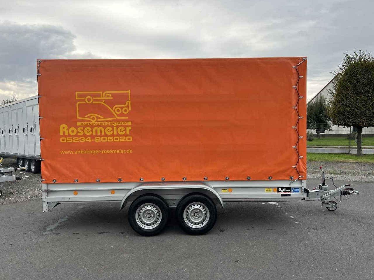 KOCH 150.400.26 Plane Kastenanhänger gebremst - Remolque con toldo: foto 1 KOCH 150.400.26 Plane Kastenanhänger gebremst - Remolque con toldo: foto 1