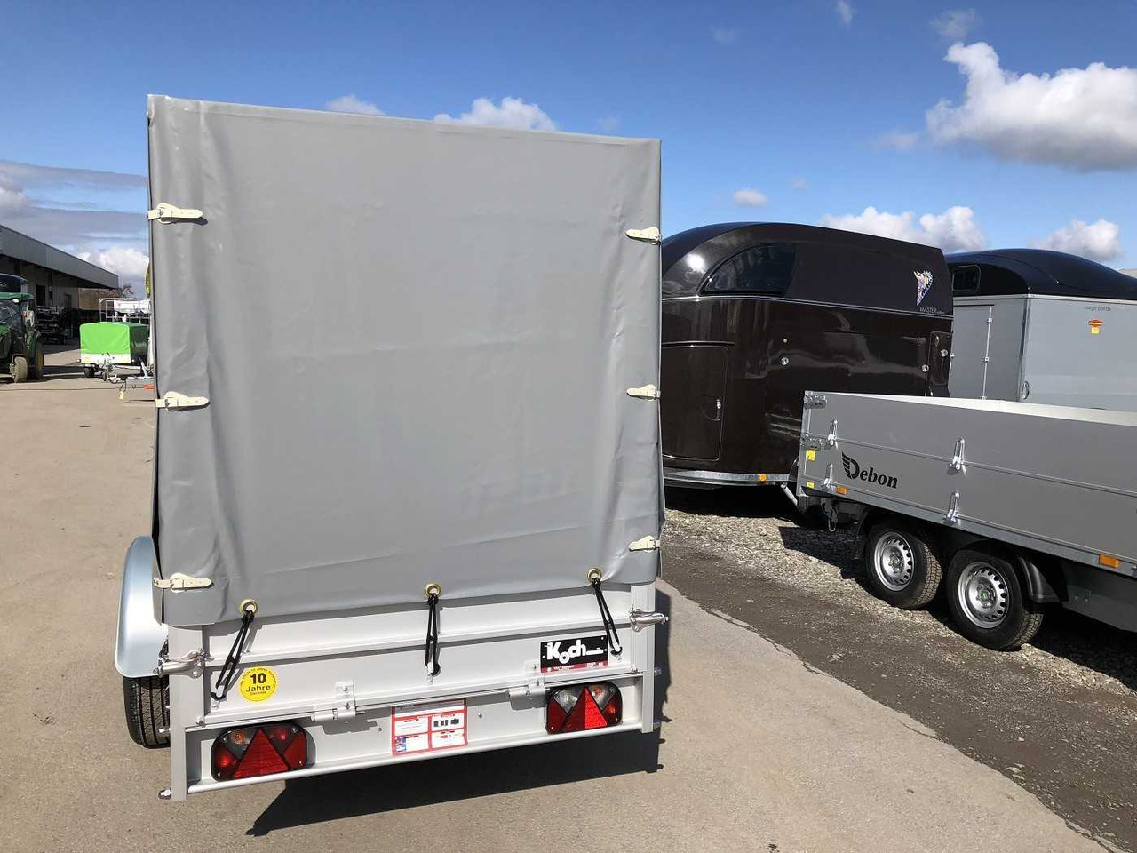 KOCH U4 mit Plane 1100 grau Kastenanhänger ungebremst - Remolque de coche: foto 5 KOCH U4 mit Plane 1100 grau Kastenanhänger ungebremst - Remolque de coche: foto 5