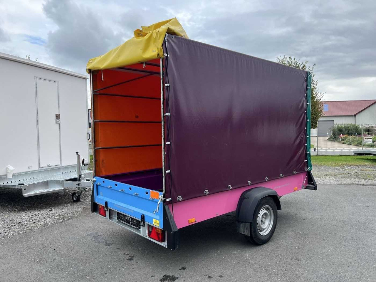 Remolque de coche ROSEMEIER VE Spectrum C 13.30 mit Plane Kastenanhänger gebrem: foto 10
