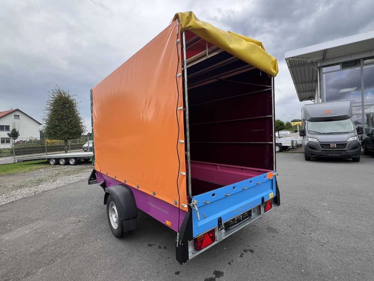 Remolque de coche ROSEMEIER VE Spectrum C 13.30 mit Plane Kastenanhänger gebrem: foto 11