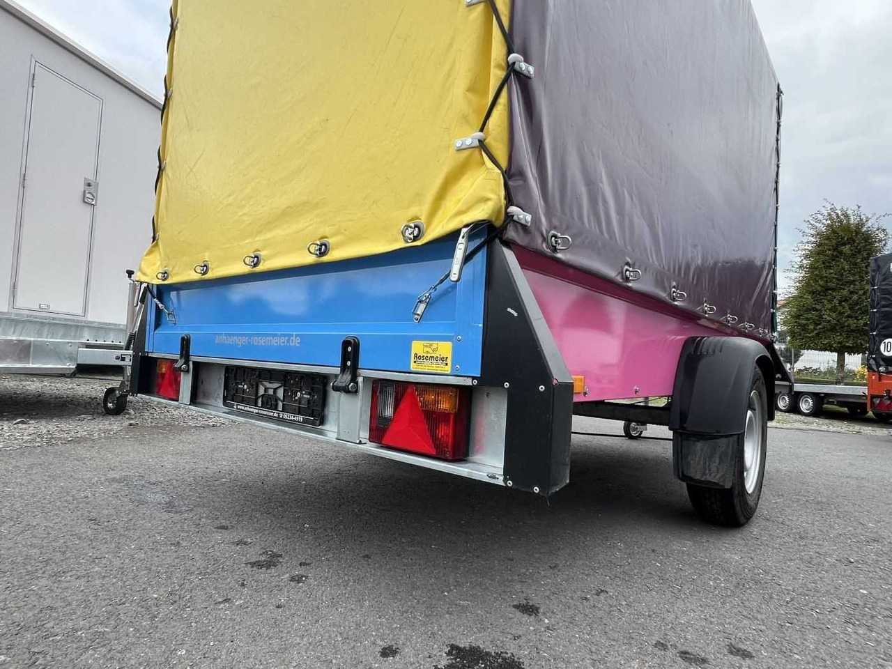 Remolque de coche ROSEMEIER VE Spectrum C 13.30 mit Plane Kastenanhänger gebrem: foto 9