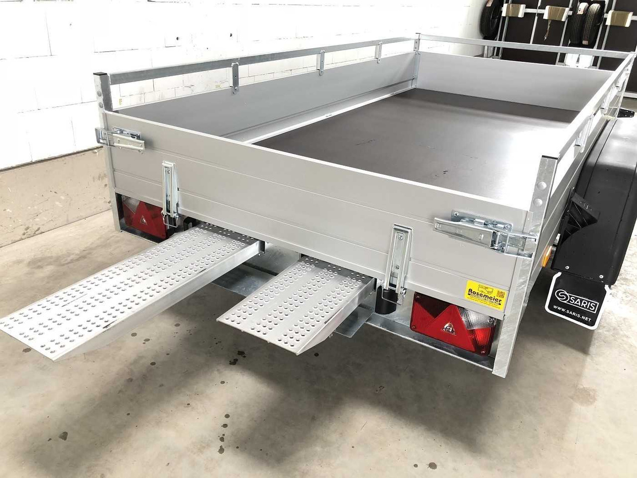 Remolque de coche nuevo SARIS McAlu Pro 305 153 2000 2 Ramp Kastenanhänger geb: foto 7