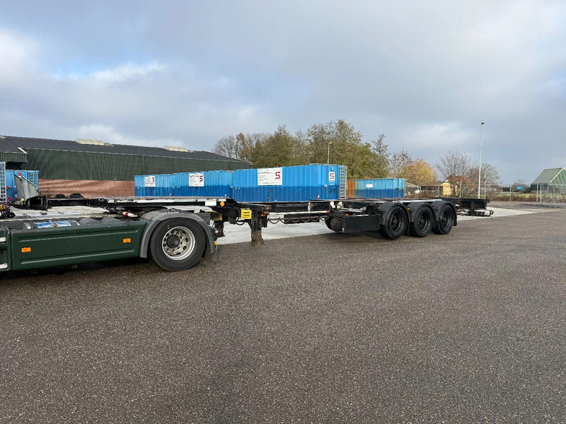 Semirremolque portacontenedore/ Intercambiable Broshuis 3UCC-39/45 FLN / All sizes / BPW / Lift as / NL Trailer: foto 7