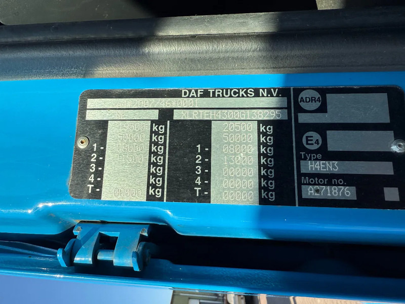 DAF XF 460 XF460 4X2 SSC/2X TANK/HOLLAND TRUCK - Cabeza tractora: foto 5 DAF XF 460 XF460 4X2 SSC/2X TANK/HOLLAND TRUCK - Cabeza tractora: foto 5