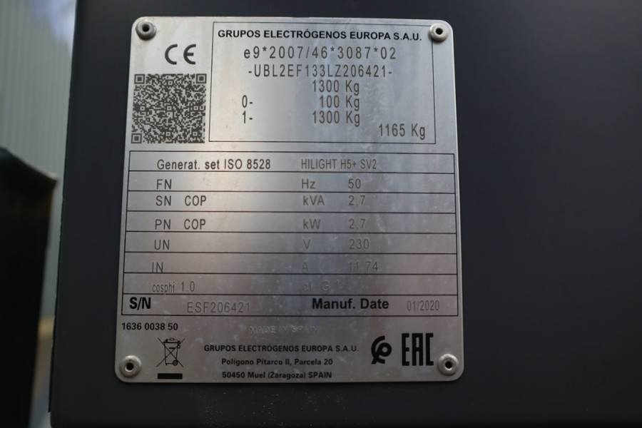 Torre de iluminación Atlas Copco HiLight H5+ SV2 Valid inspection, *Guarantee! Max: foto 6