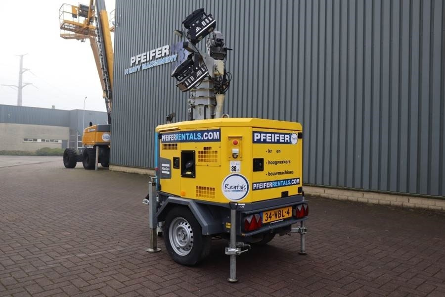 Torre de iluminación Atlas Copco HiLight H5+ SV2 Valid inspection, *Guarantee! Max: foto 8