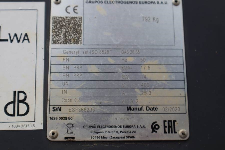 Atlas Copco QAS 20 S5 Valid inspection, *Guarantee! Diesel, 17 - Generador industriale: foto 3 Atlas Copco QAS 20 S5 Valid inspection, *Guarantee! Diesel, 17 - Generador industriale: foto 3